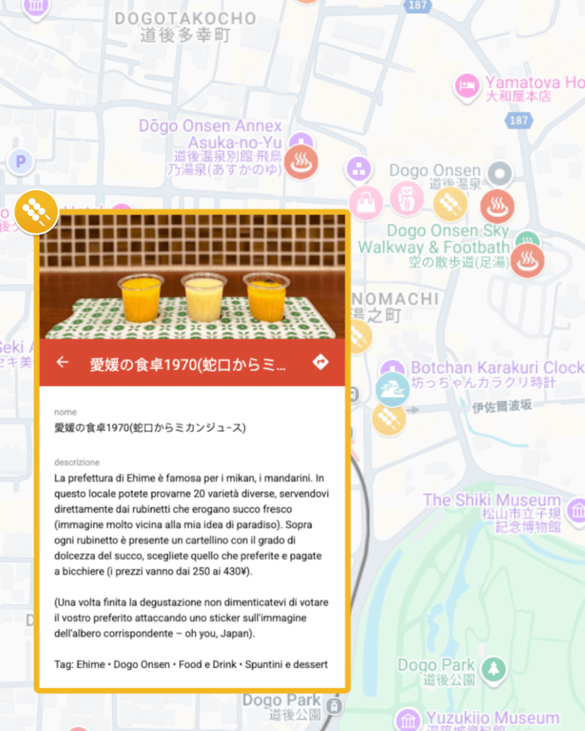 Esempio pin OSUSUMAP