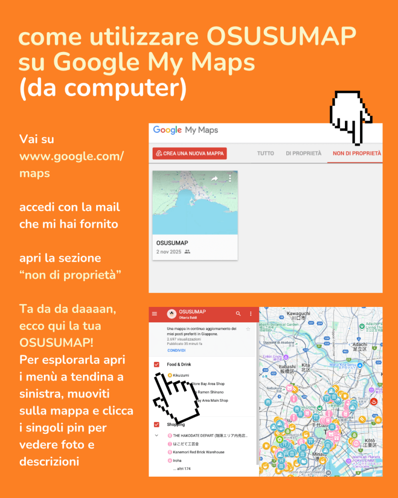 come utilizzare OSUSUMAP su Google My Maps